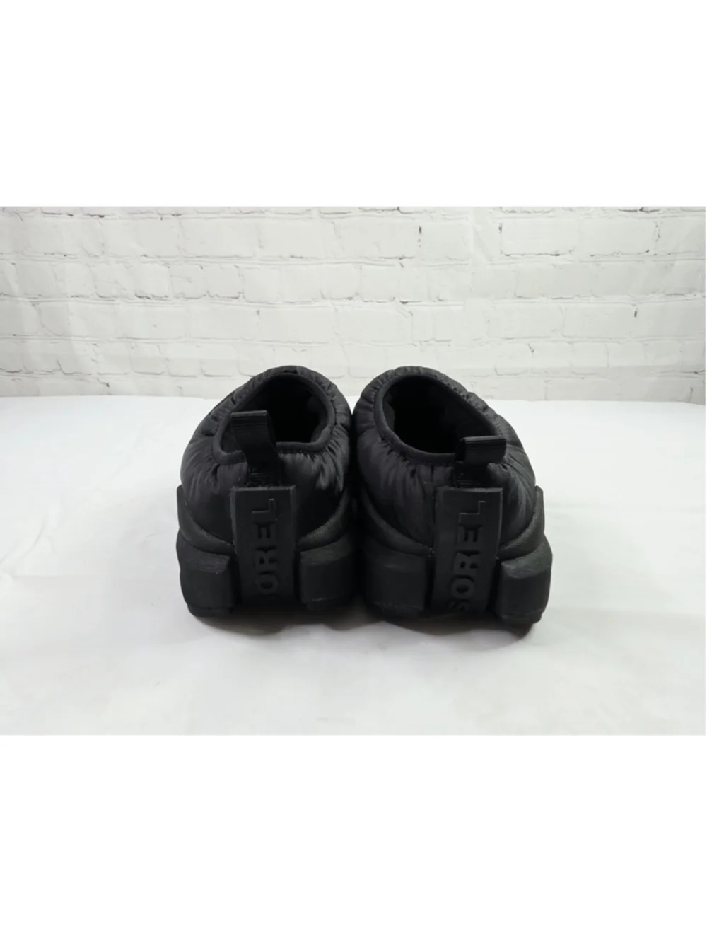 Sorel ONA RMX Black Puffy Waterproof Insulated Slip On Shoes Mules Women's 7.5 - Picture 4 of 7